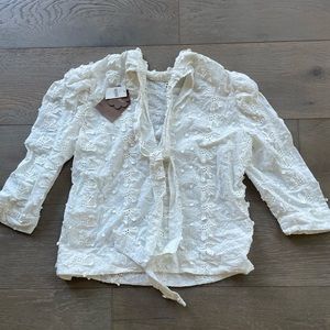 NWT Forever that girl eyelet top